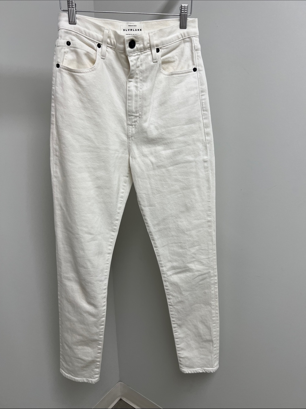 SLVRLAKE Men’s White Slim Jeans